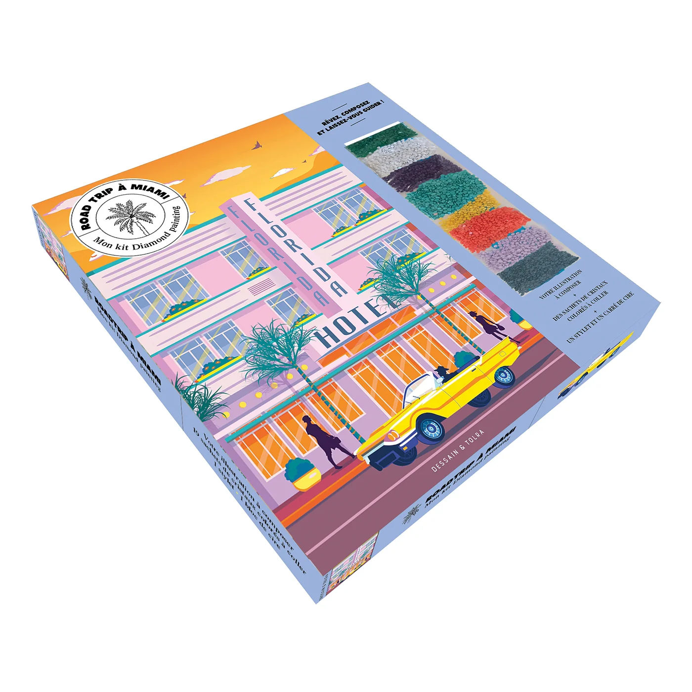 Roadtrip à Miami : Mon kit Diamond painting
