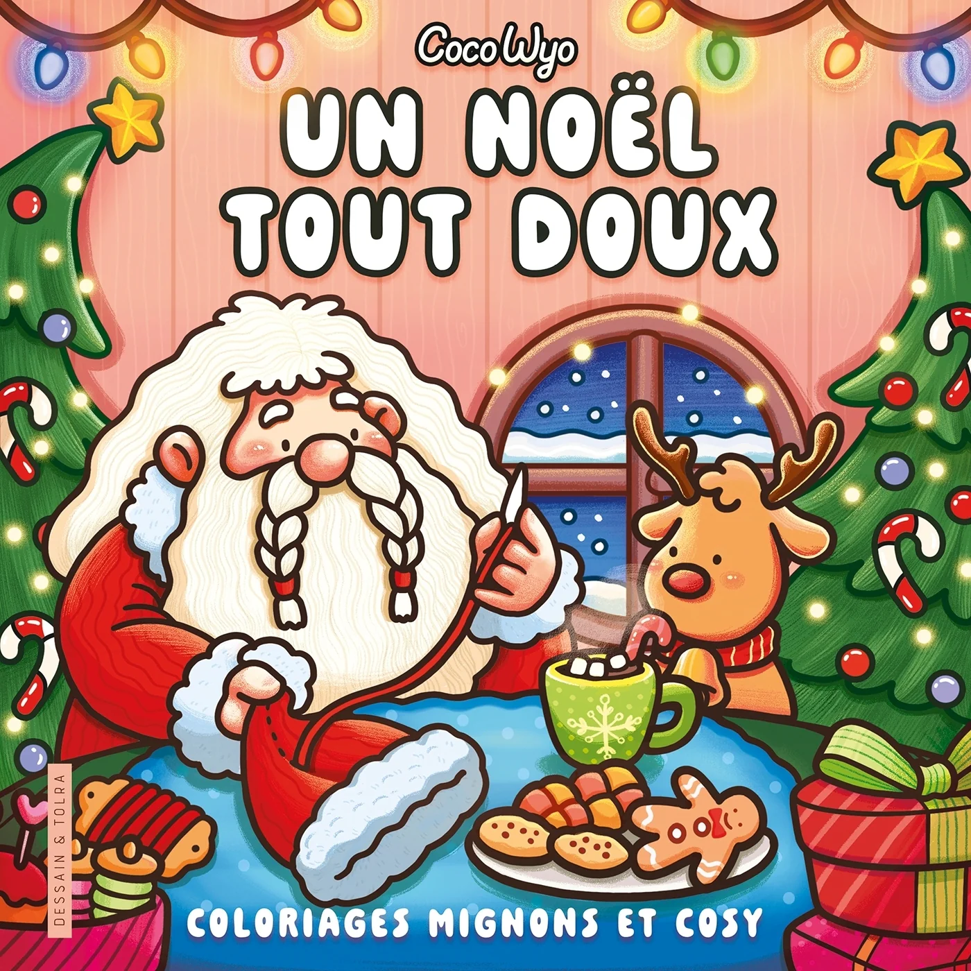 Un Noël tout doux - Coco Wyo - Coloriages mignons et cosy - Cosy colo