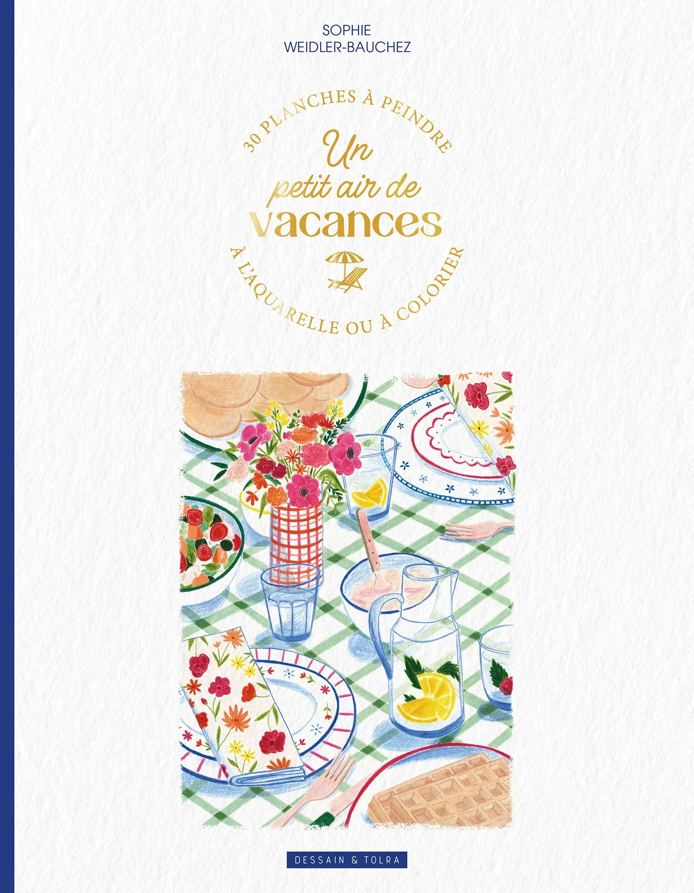 Un petit air de vacances : un album à colorier